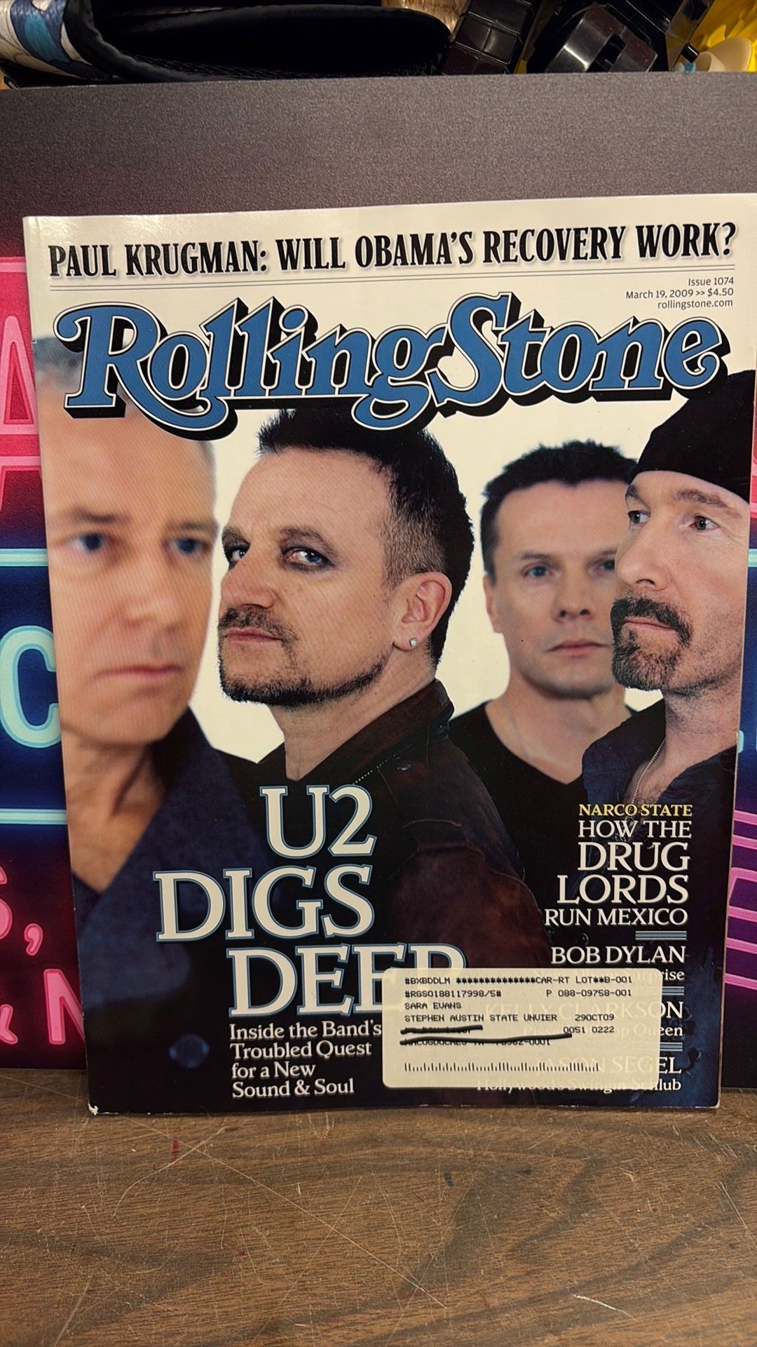 4B - Rolling Stone Magazine March 19 2009 U2 Cover
