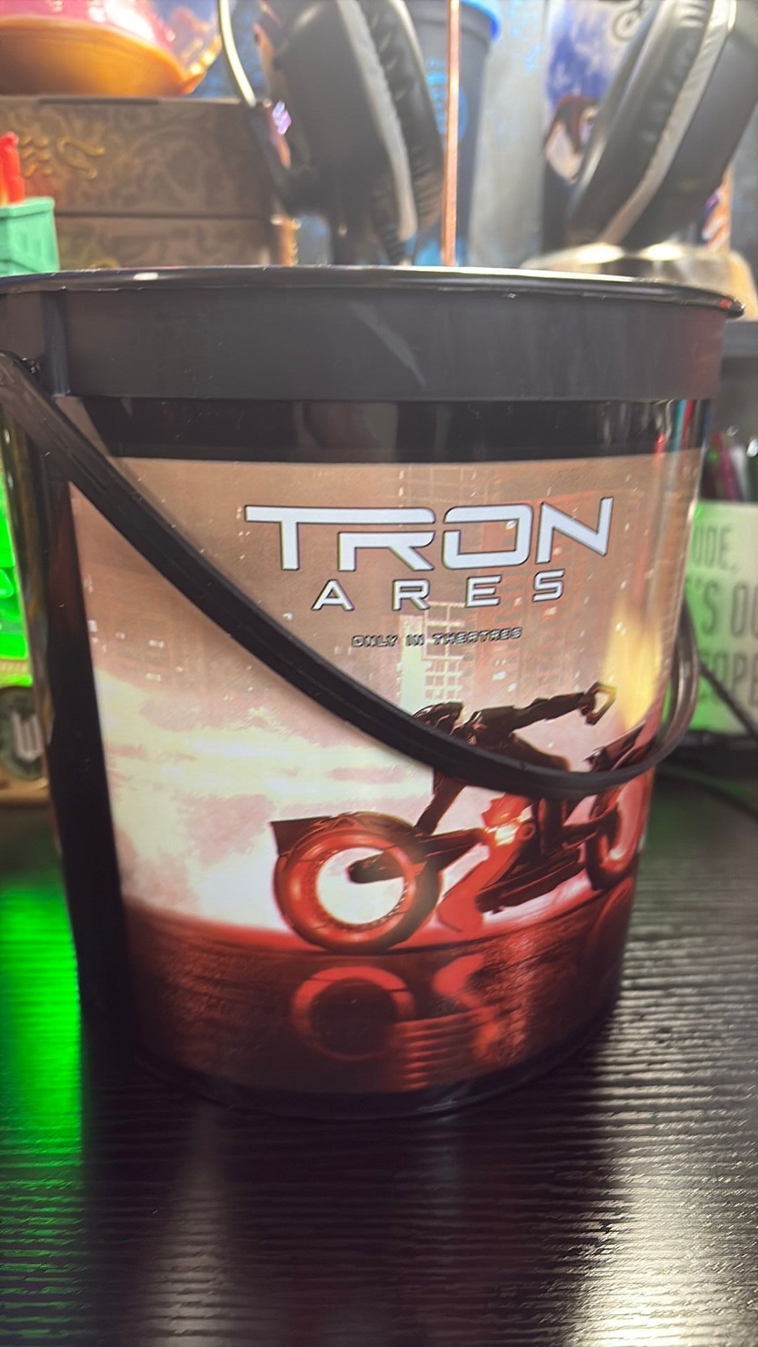 6A - Disney Tron Ares 2025 Movie Theater Exclusive 170 Oz. Popcorn Tub - NEW