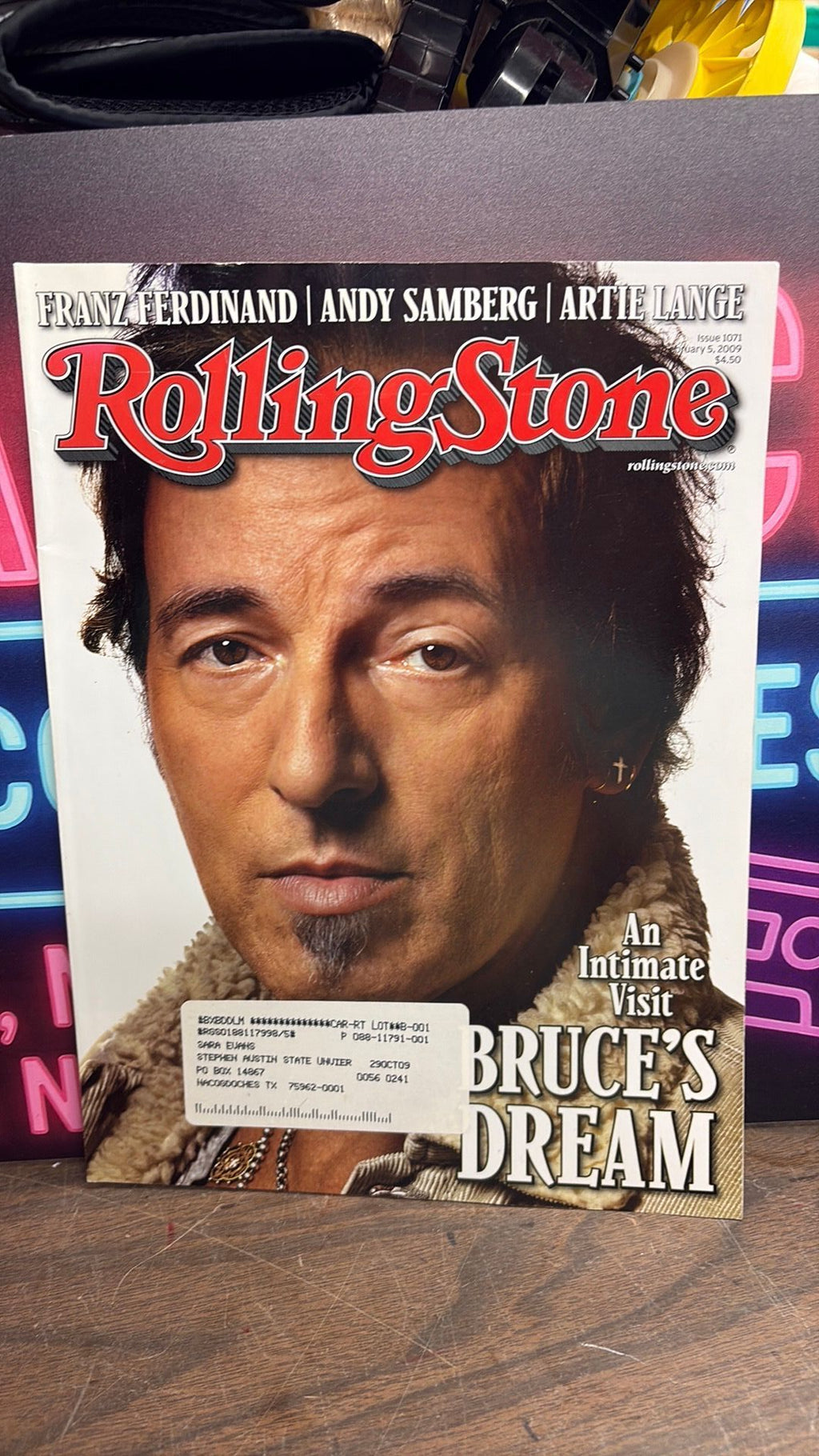 4B - Rolling Stone Magazine #1071 February 2009 Bruce Springsteen