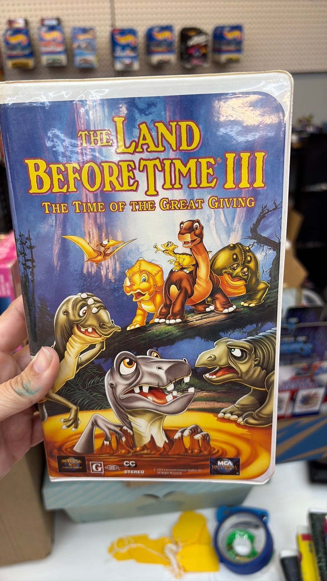 The Land Before Time III: The Time of Great Giving 1995 VHS Clamshell Edition