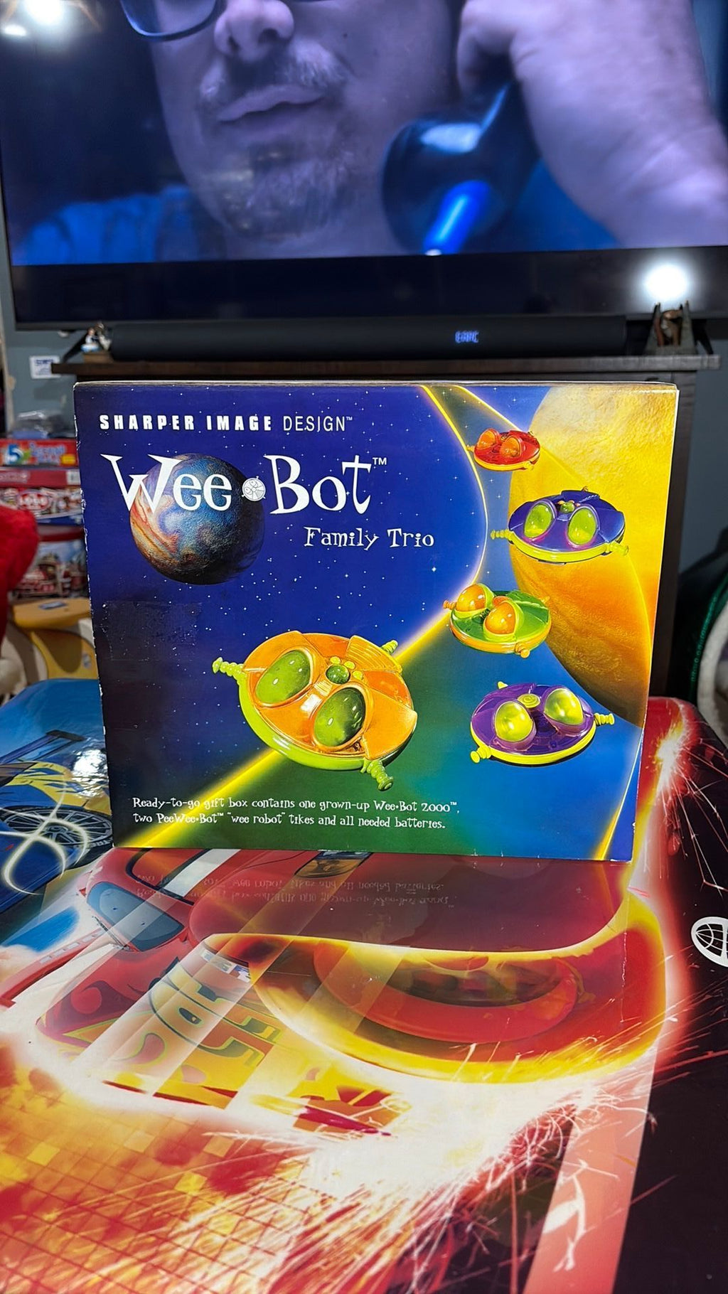 5D - Sharper Image Design  "WEE BOT Family Trio" 3 Robots  W/ Wireless Translator