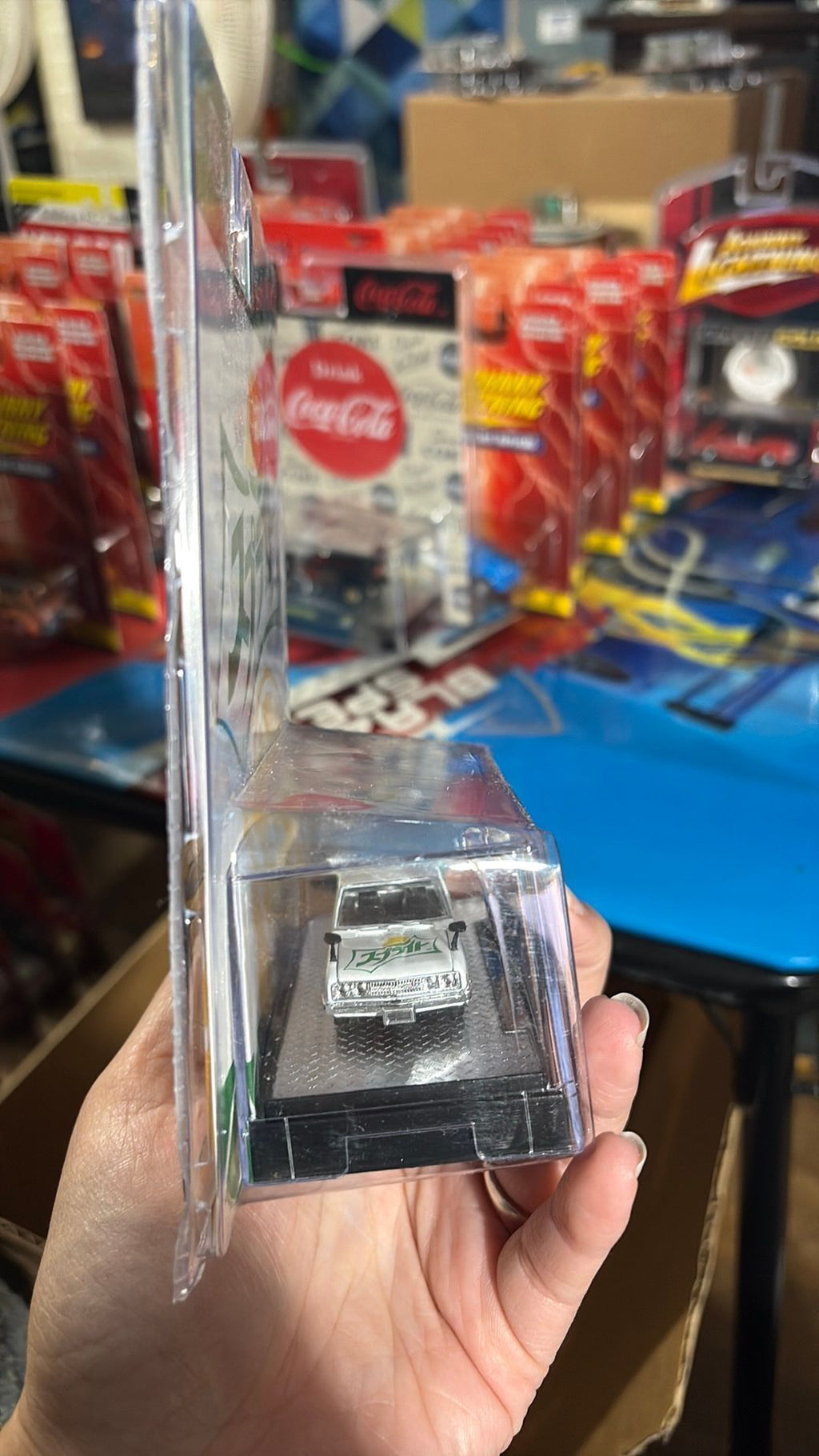 F. 2023 M2 Machines Coca Cola Japan's Sprite 1978 Datsun Truck