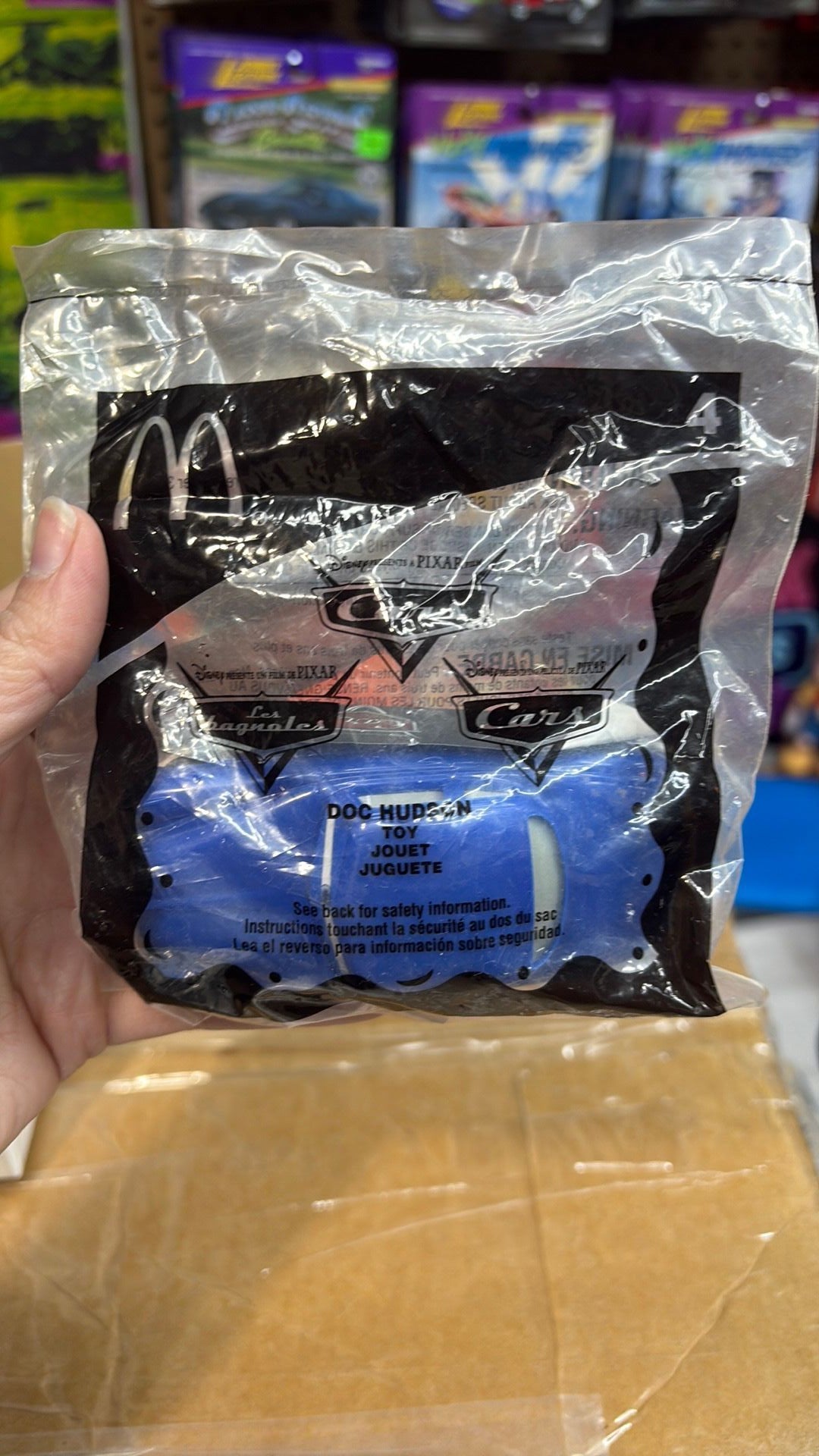 9C - 2006 McDonald's Happy Meal Toy Disney Pixar Cars Doc Hudson #4 NEW