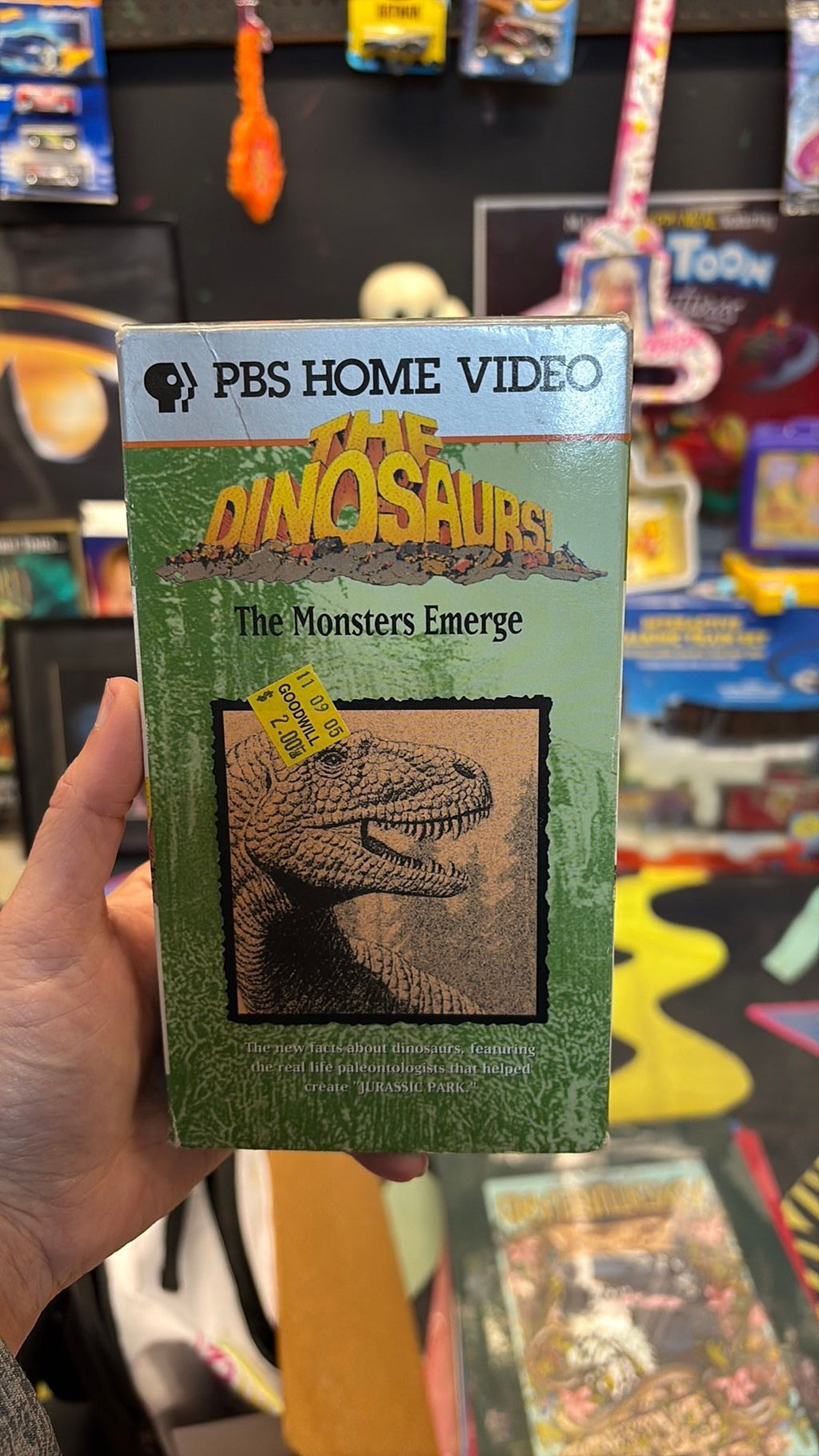 PBS Home Video VHS Tape The Dinosaurs, The Monsters Emerge 1993, 60 Minutes