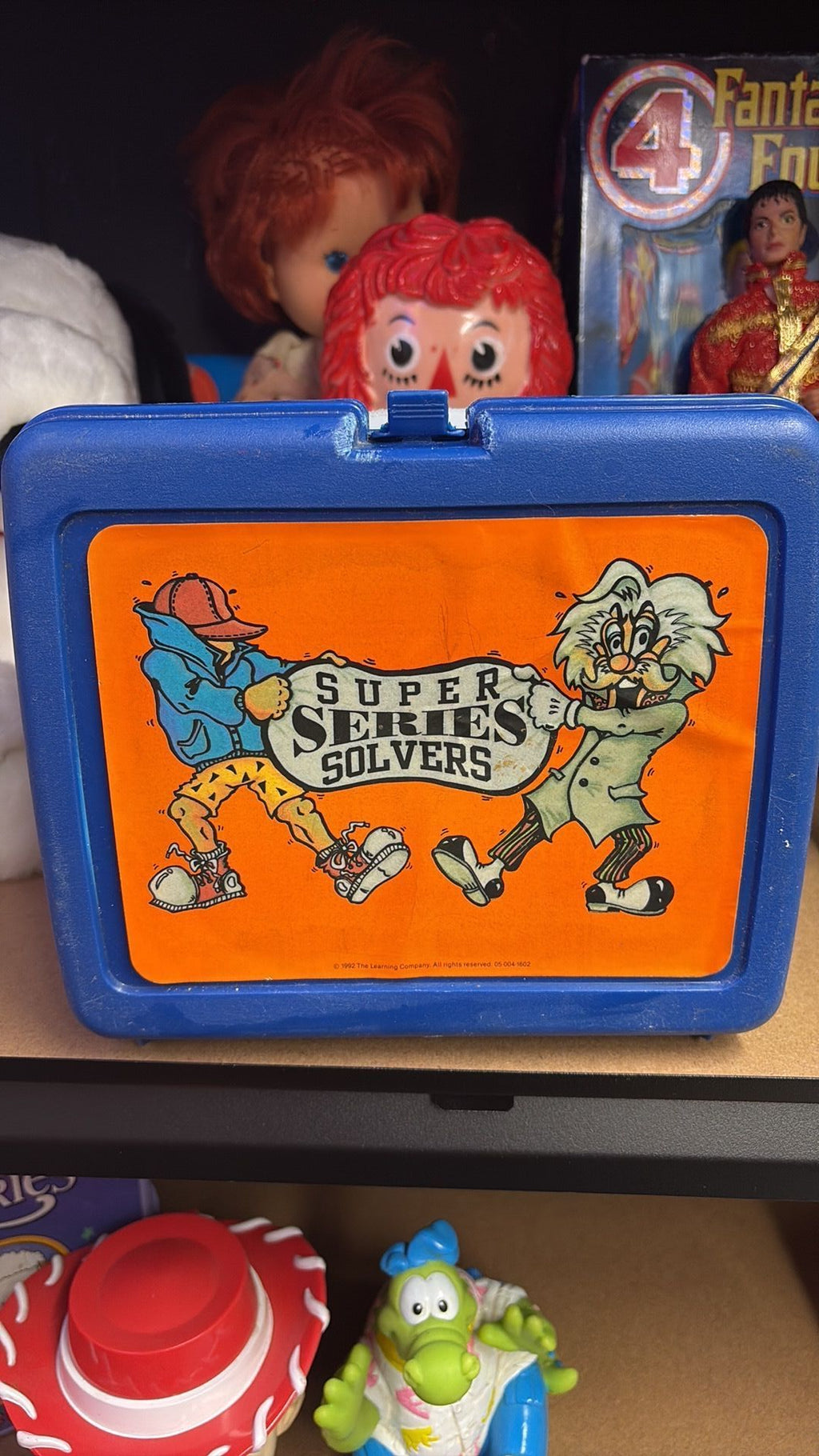 5B - 1992 Super Series Solvers Plastic Lunchbox - see photos