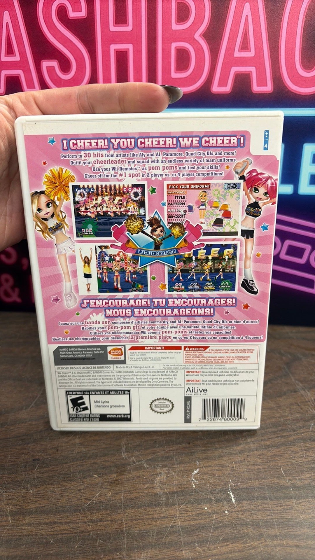 6C - We Cheer for Nintendo Wii Complete with Manual