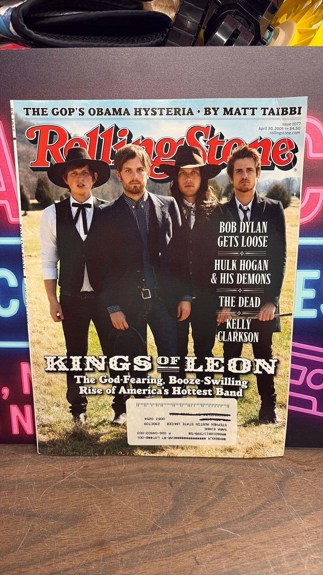 4B - Kings of Leon Rolling Stone magazine April  2009