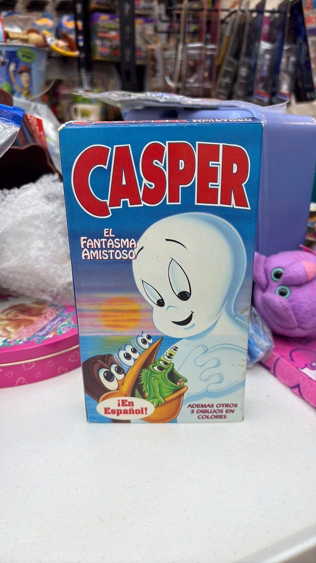 S3- 1994 Casper El Fantasia Amistoso VHS Rare Spanish Version UAV