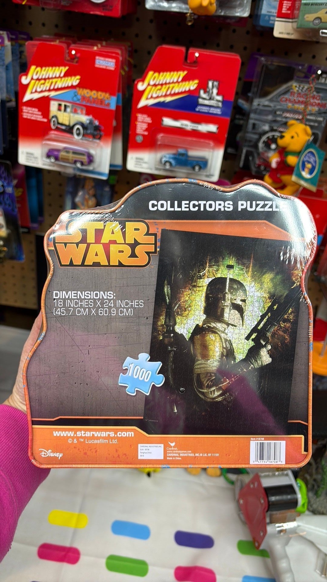 Disney Star Wars Puzzle Collectors Tin Puzzle 1000 Pcs New Sealed Boba Fett