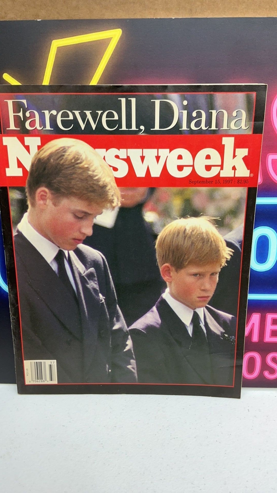 B3- Newsweek Magazine Farewell, Diana SEPTEMBER 15 1997