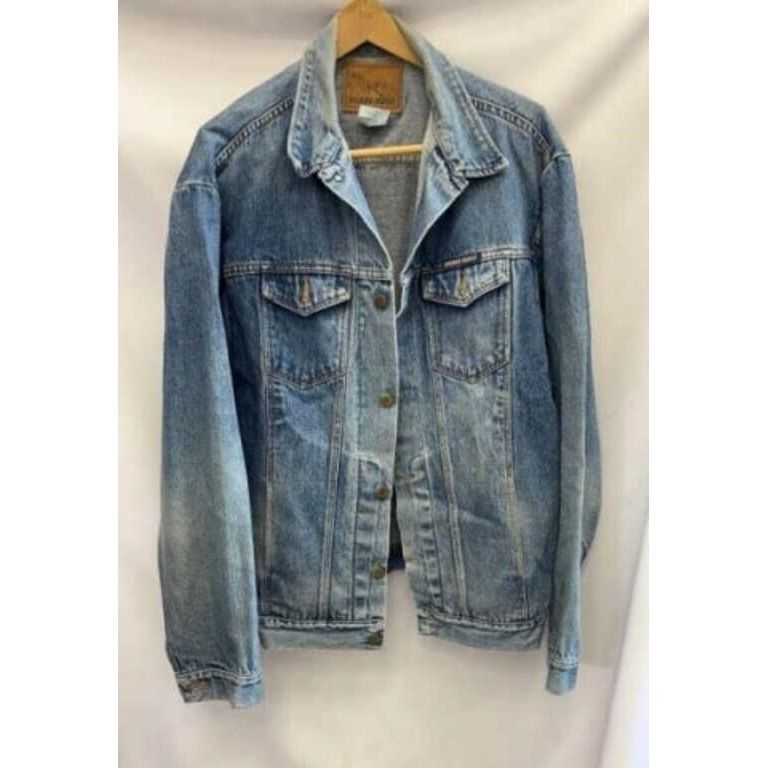 1980s Sierra Ridge denim trucker jacket XLT