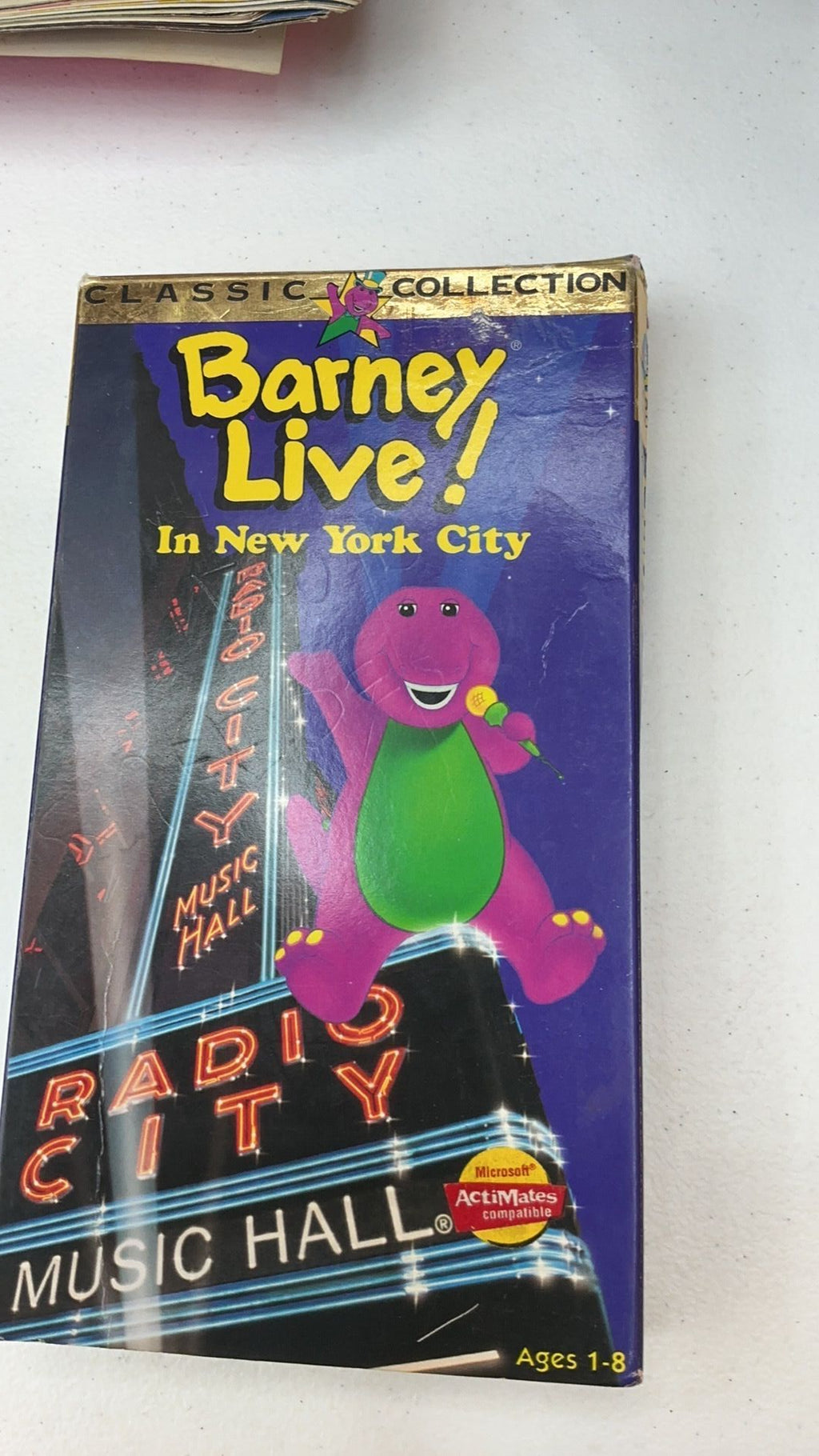 M- Barney Live In New York City VHS Tape 1994 Sing Along Songs Classic Collection