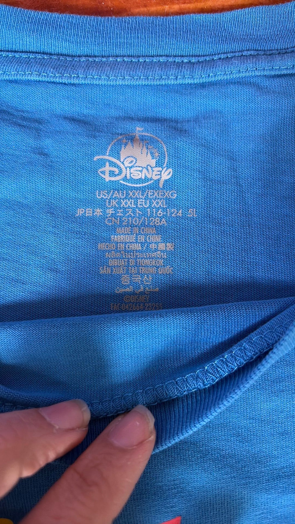 Disney Walt Disney World Play in the Park Mickey Mouse Blue Graphic T-Shirt - XXL