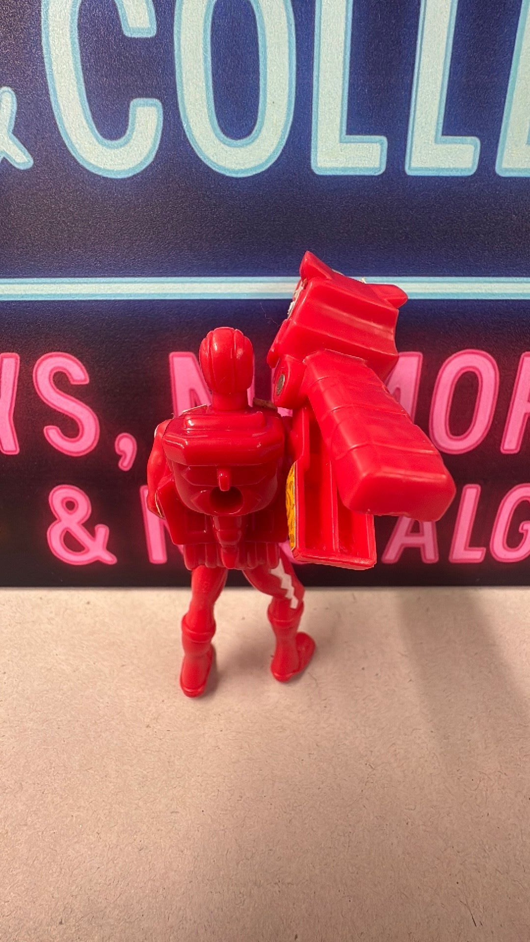 3D- Red Power Ranger Dino Thunder 2005 McDonalds Figure