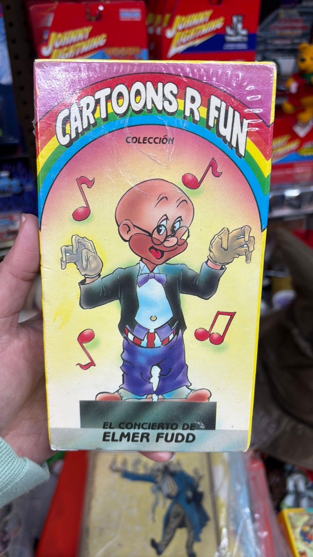 1989 Elmer Fudd VHS Video Tape CARTOONS R FUN Vintage Corny Concerto SEALED - Spanish