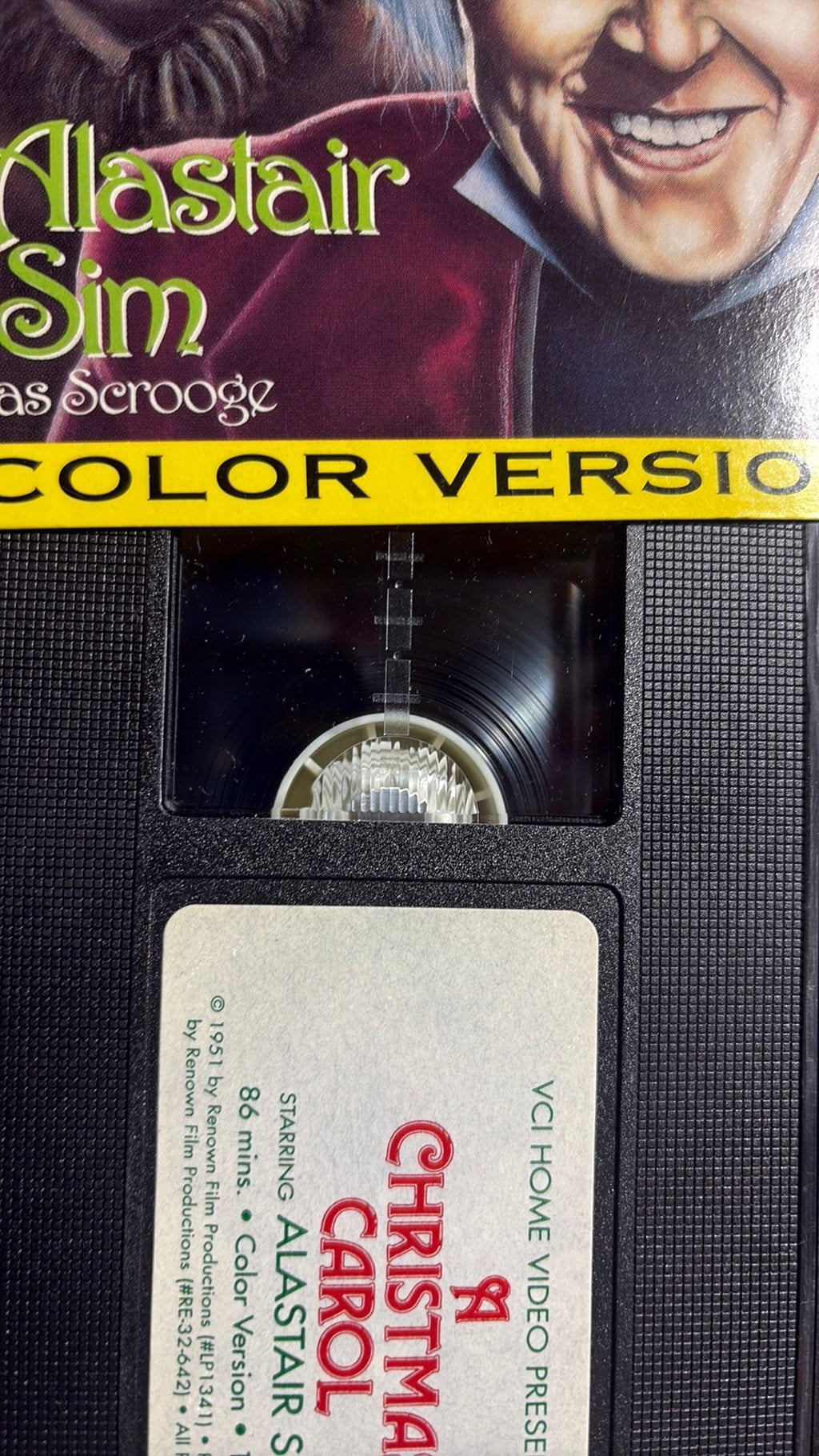 A Christmas Carol (Color 1951 VHS) Charles Dickens' Alastair Sim