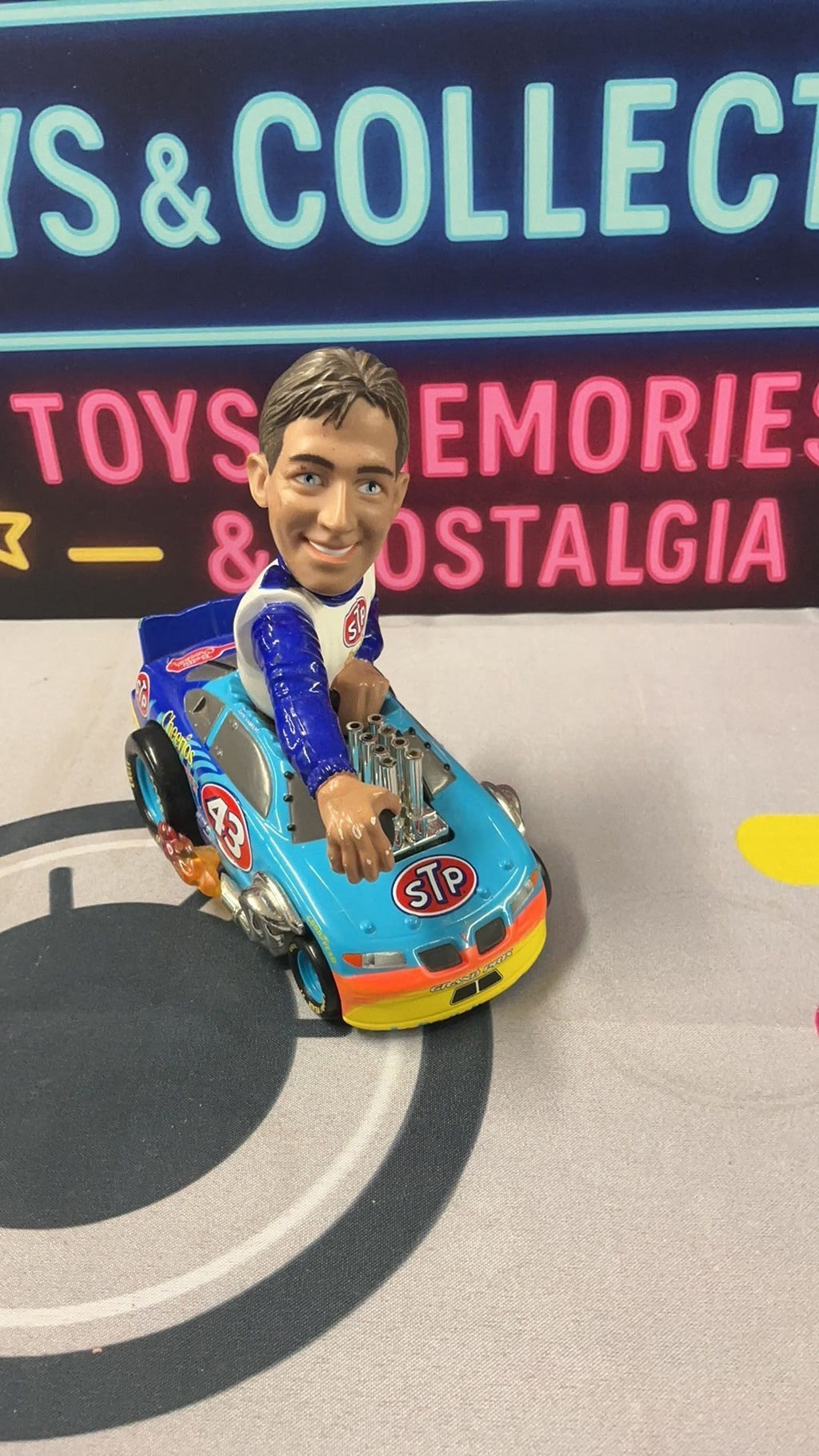 8B- Hot Wheels Radical Rides John Andretti #43 STP NASCAR Diecast has wear