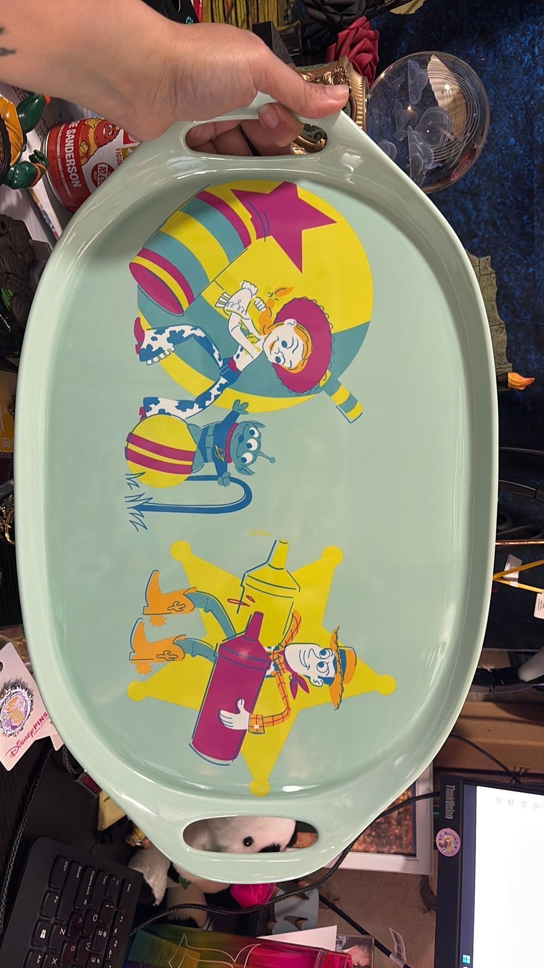 2E- Disney Parks Toy Story Summer Splash Melamine Platter- New