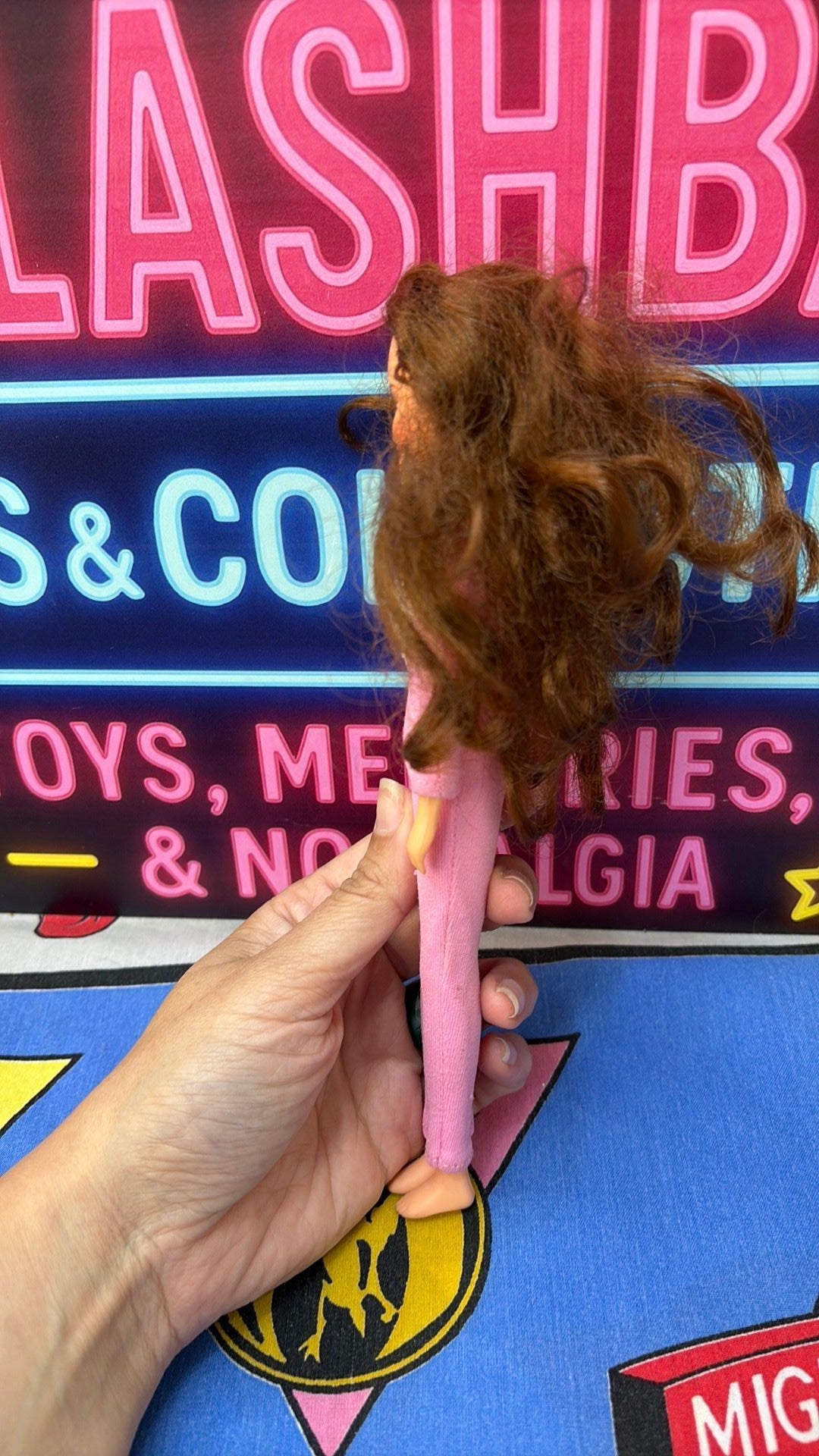 S3- Pink Ranger Kimberly 9” Doll Vintage 1994 Ban Dai Mighty Morphin Power Rangers