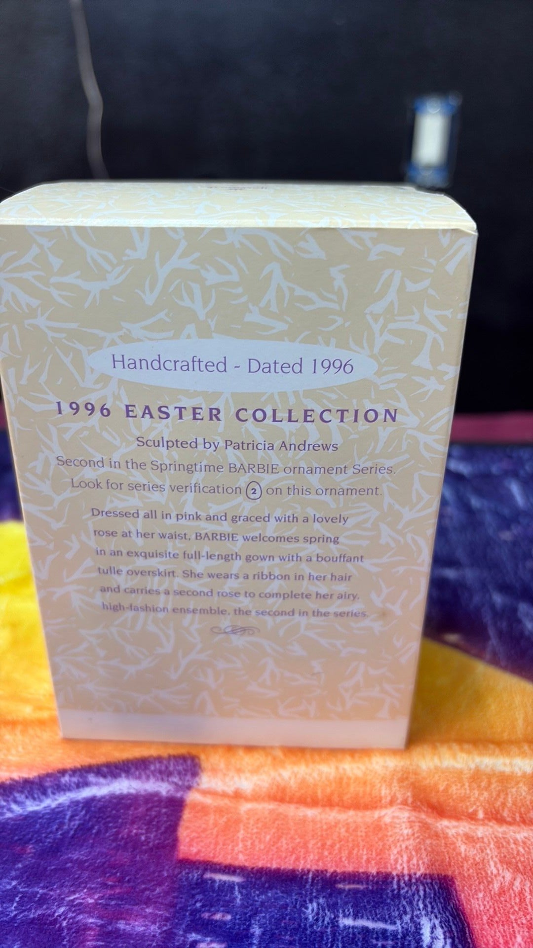 15C1- 1996 Hallmark Keepsake Ornament Easter Springtime Barbie Collector's Series