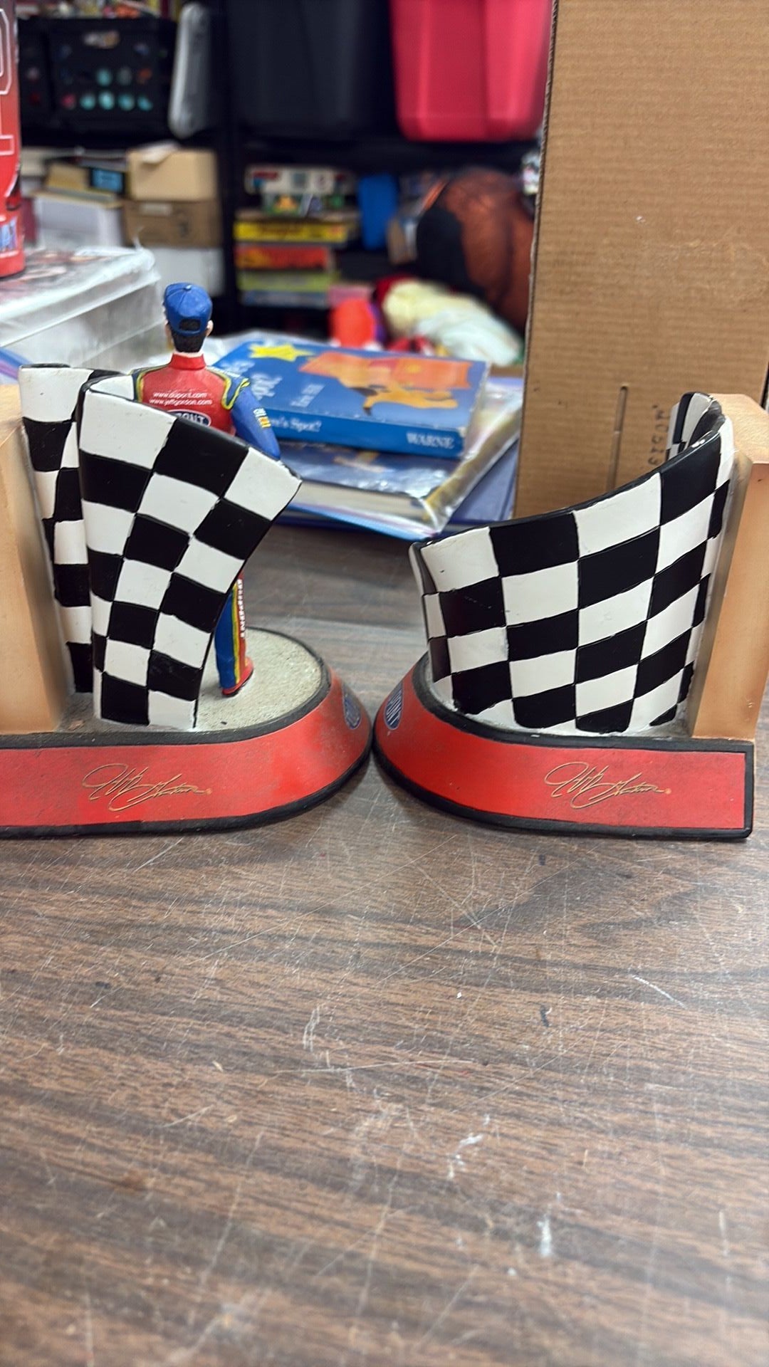 7C - NASCAR Winners Circle #24 JEFF GORDON Book Ends Racing collectible Motorsports