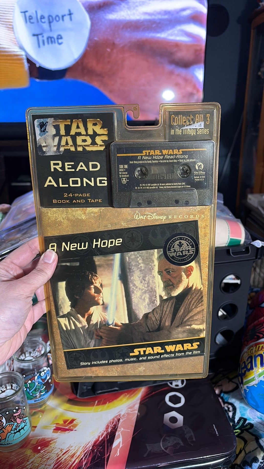 F- Disney Star Wars New Hope Read-Along Book Lucas Films Cassette Tape 1997