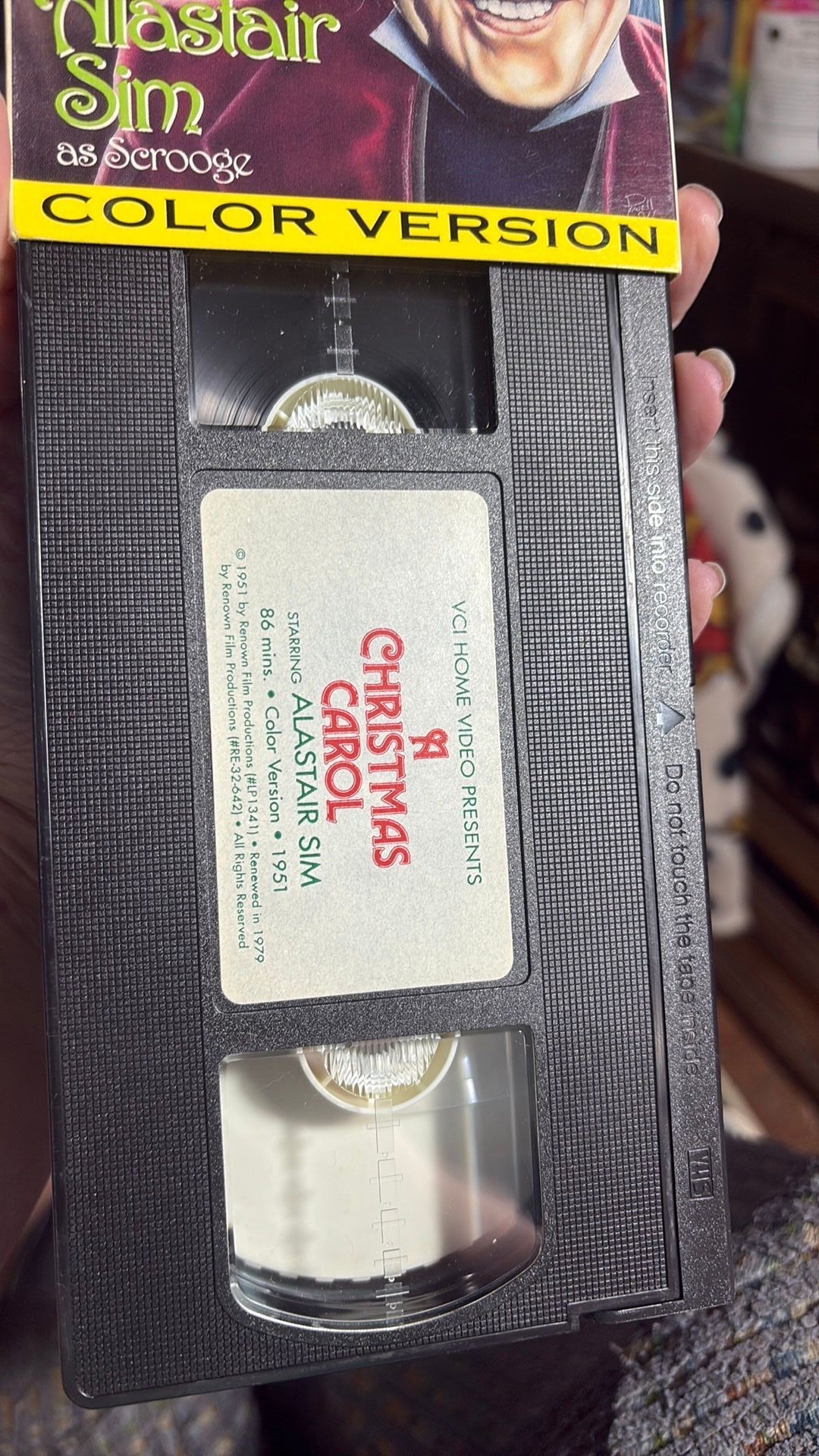 A Christmas Carol (Color 1951 VHS) Charles Dickens' Alastair Sim