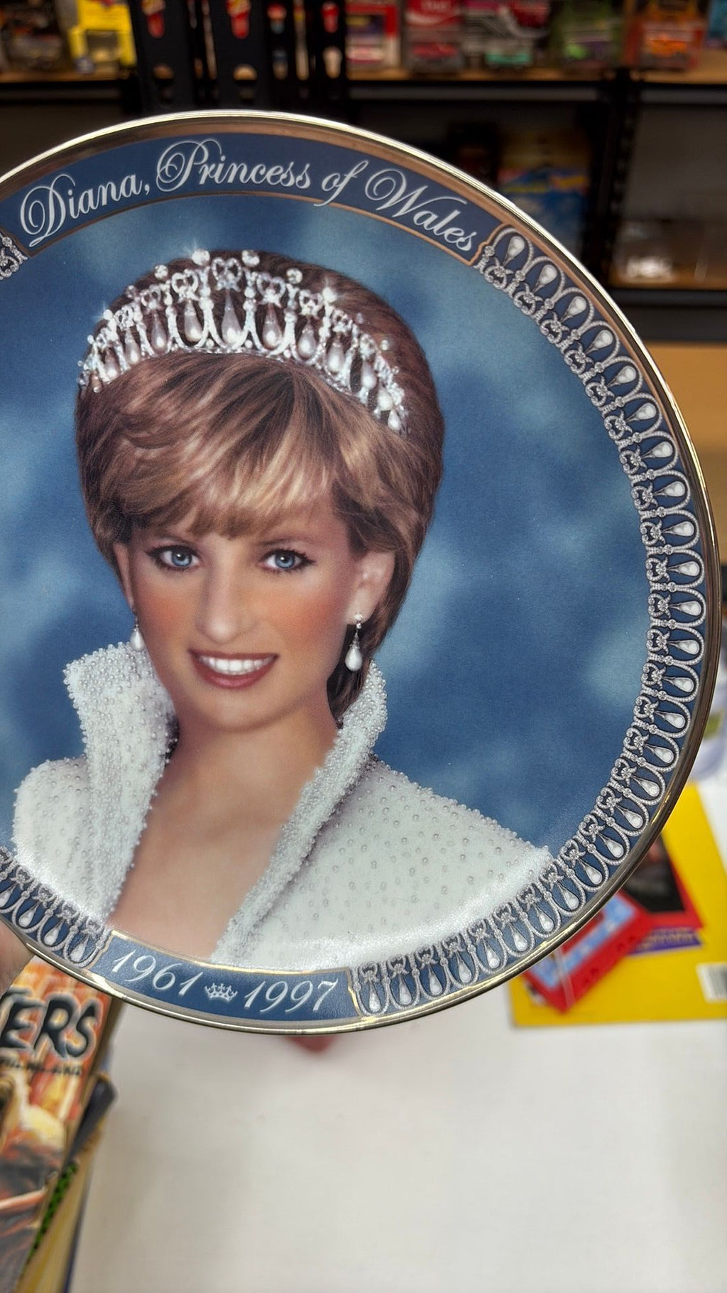 11C- Process Diana Tribute Plate Franklin Mint Limited Edition