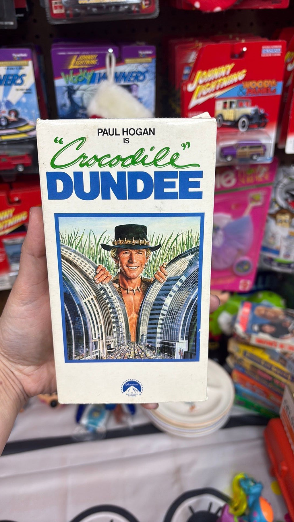 Crocodile Dundee (VHS) Paul Hogan Linda Kozlowski Mark Blum Tested Good