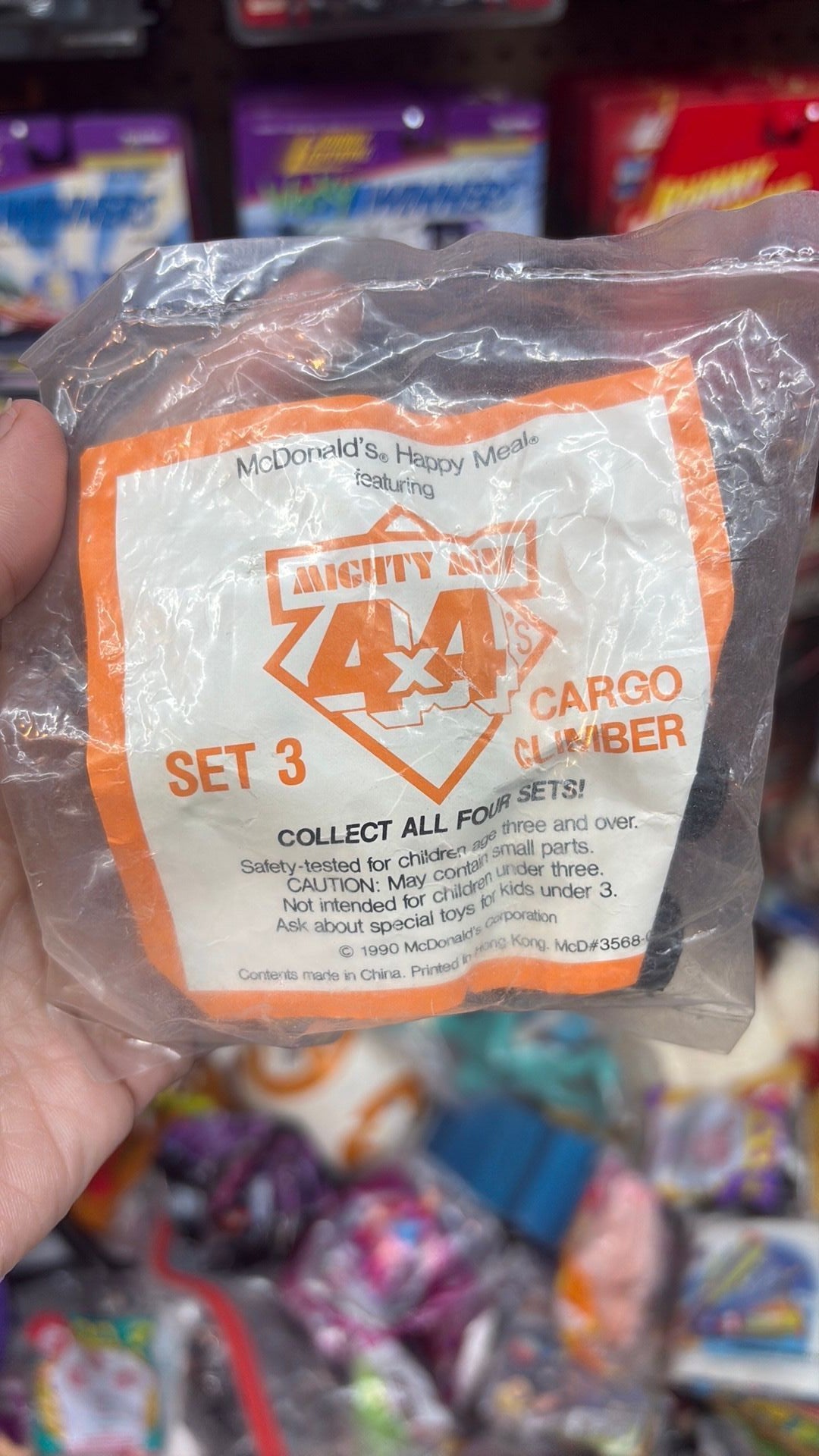 McDonald's Mighty Mini 4x4 Cargo Climber Van Happy Meal Toy 1990
