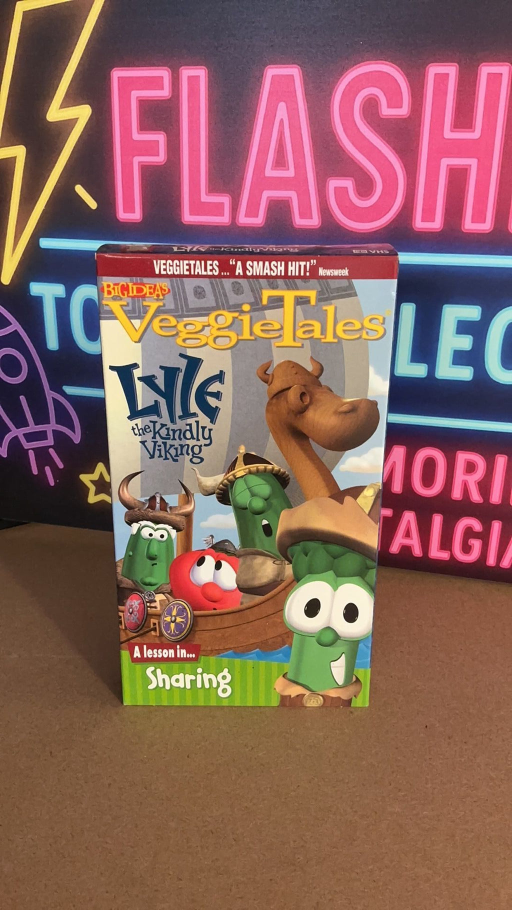 6D - VeggieTales VHS Lyle the Kindly Viking A Lesson In Sharing 2001 Vintage