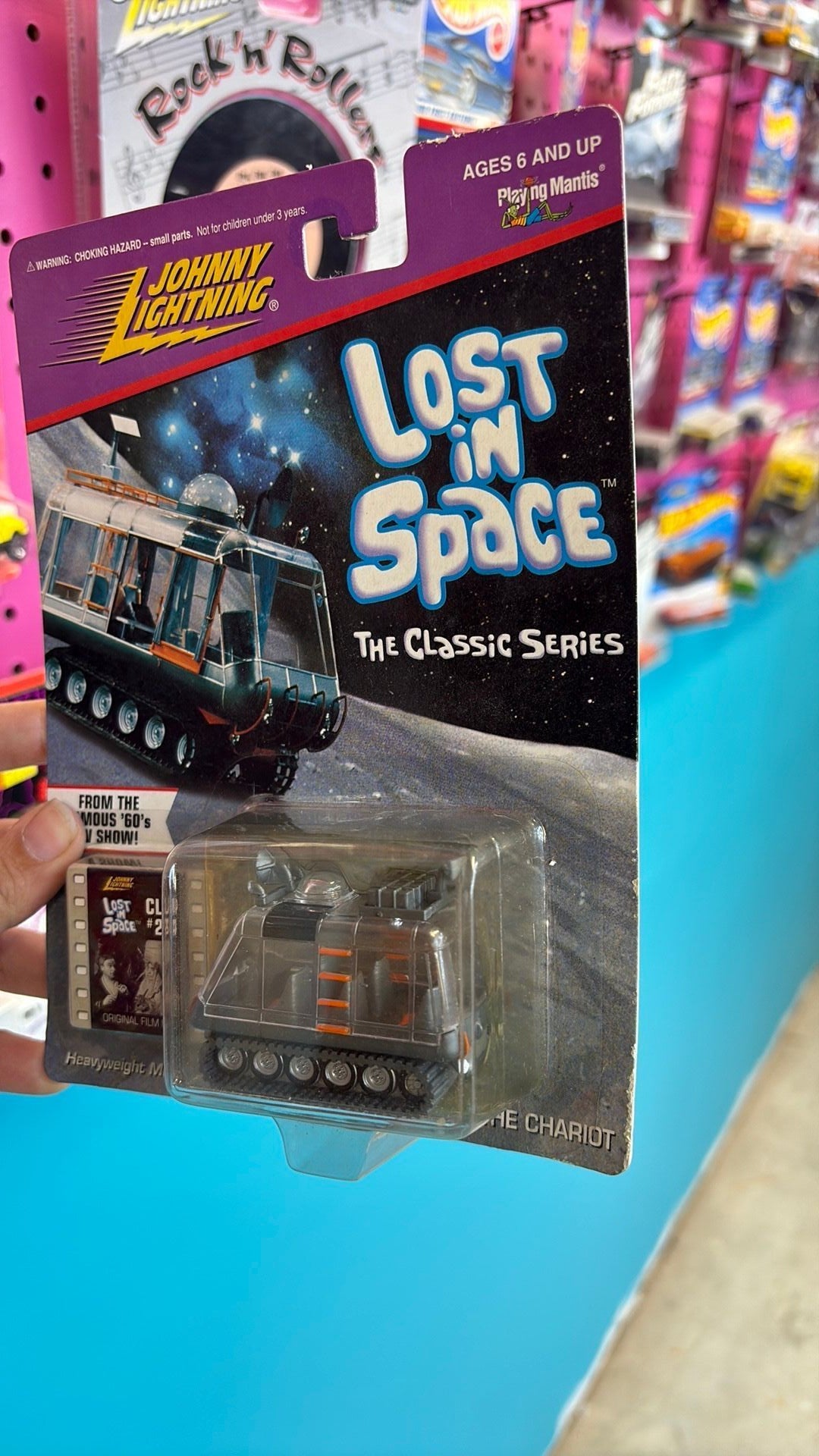 PW- 1998 Johnny Lightning Lost In Space The Chariot Vehicle NIP w/ Film Clip #24