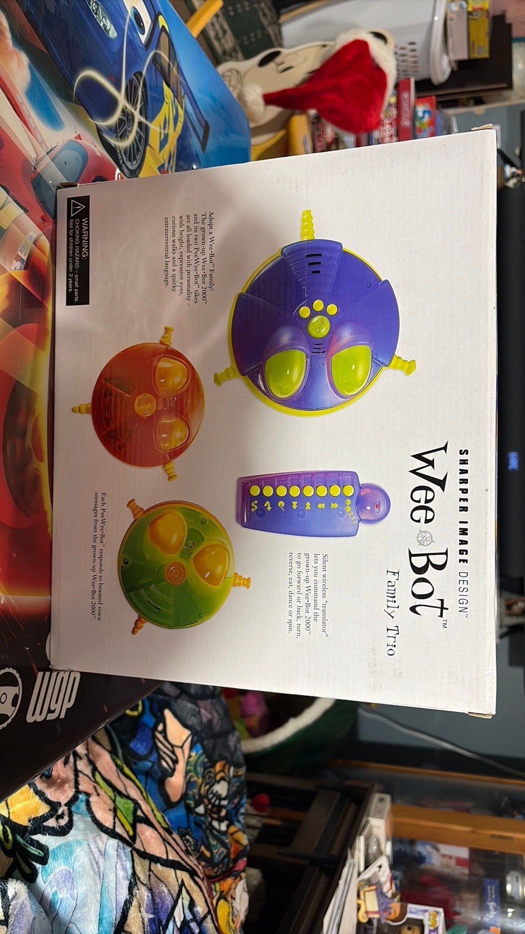 5D - Sharper Image Design  "WEE BOT Family Trio" 3 Robots  W/ Wireless Translator