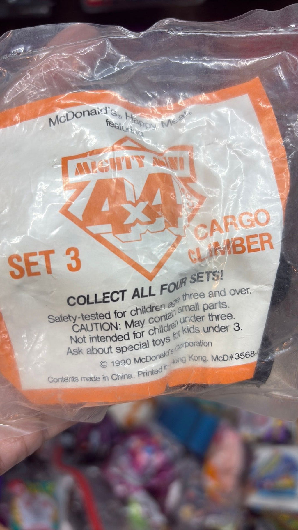McDonald's Mighty Mini 4x4 Cargo Climber Van Happy Meal Toy 1990