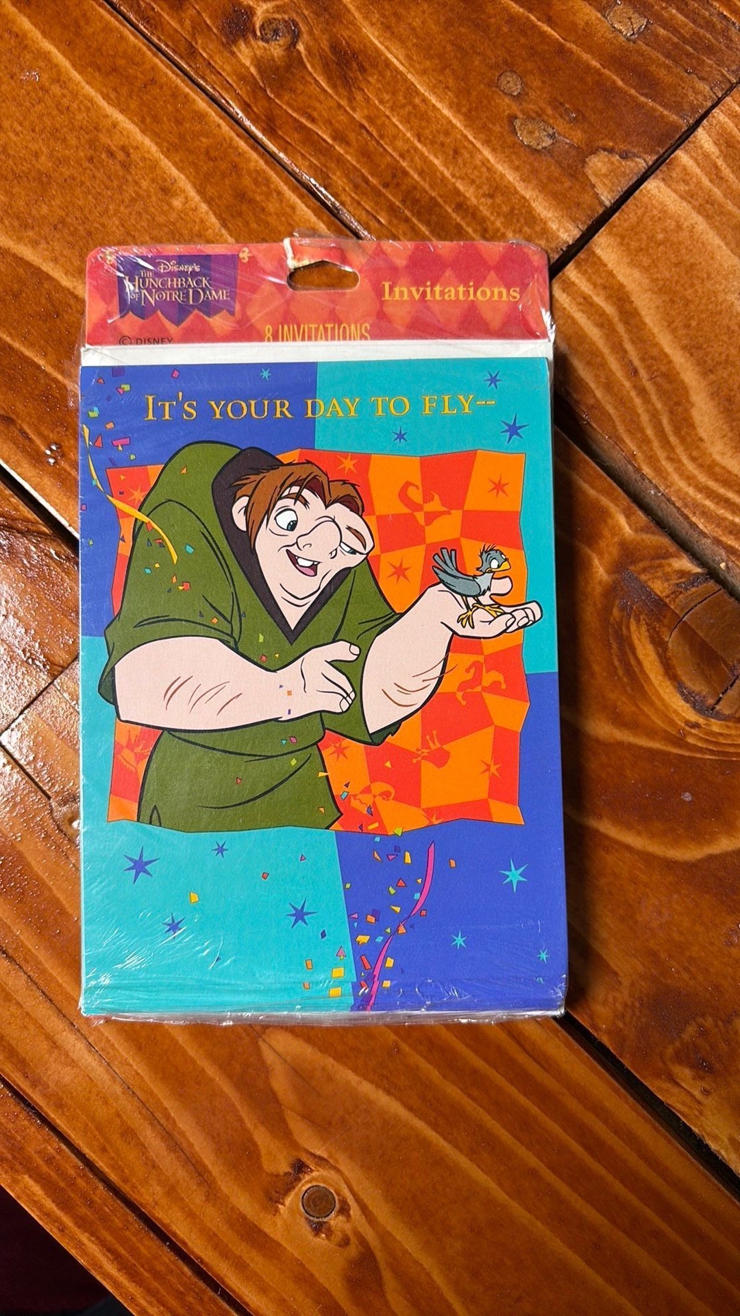 2B- Hunchback Of Notre Dame Invitations (8) Birthday Party Vintage Disney