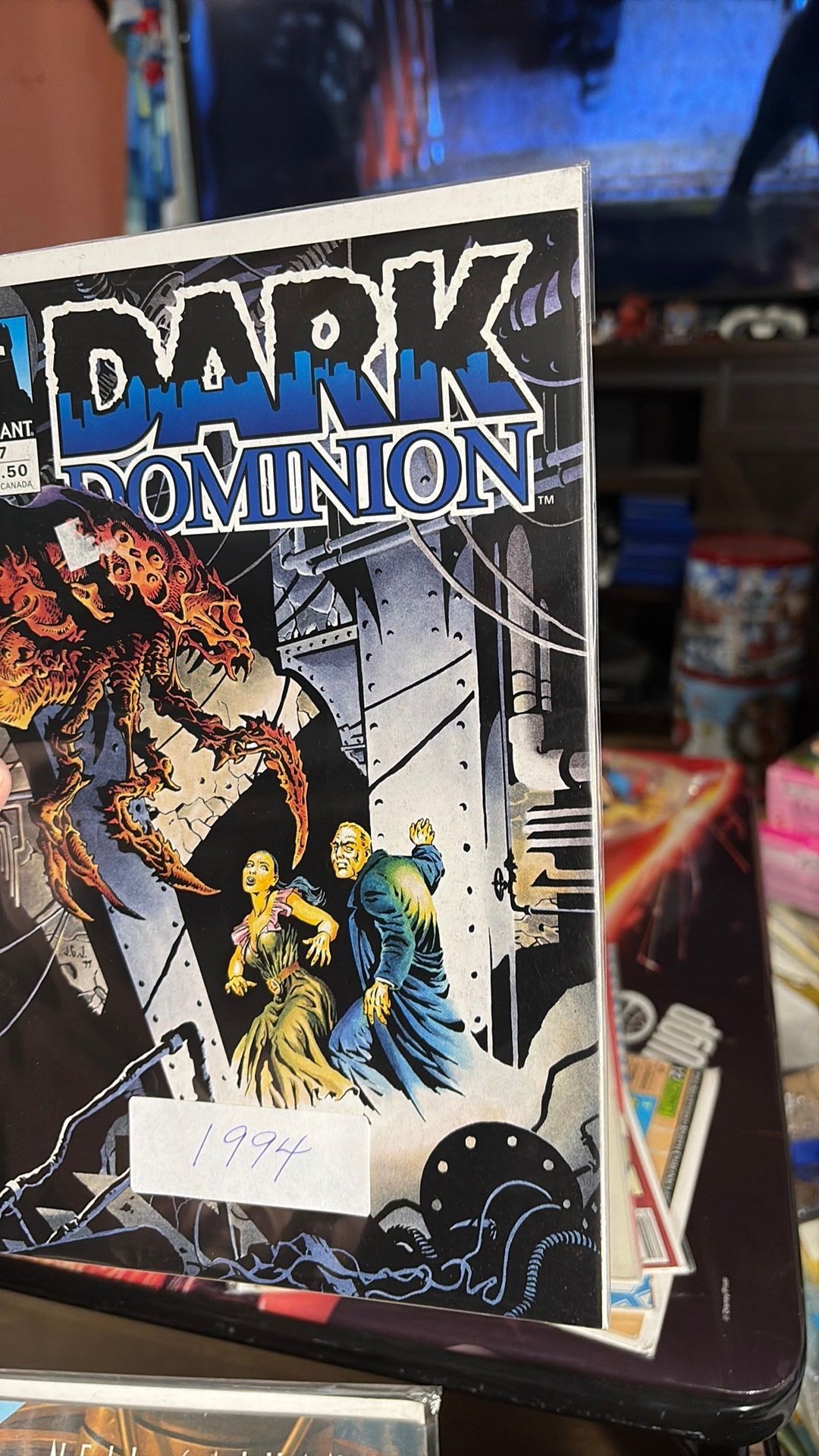 Vintage 1994 Defiant 7 Dark Dominion Comic Book