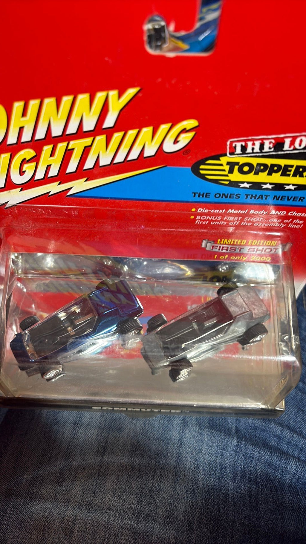 8B- Johnny Lightning Commuter The Lost Toppers First Shot 2-Car Set 1 of only 2000