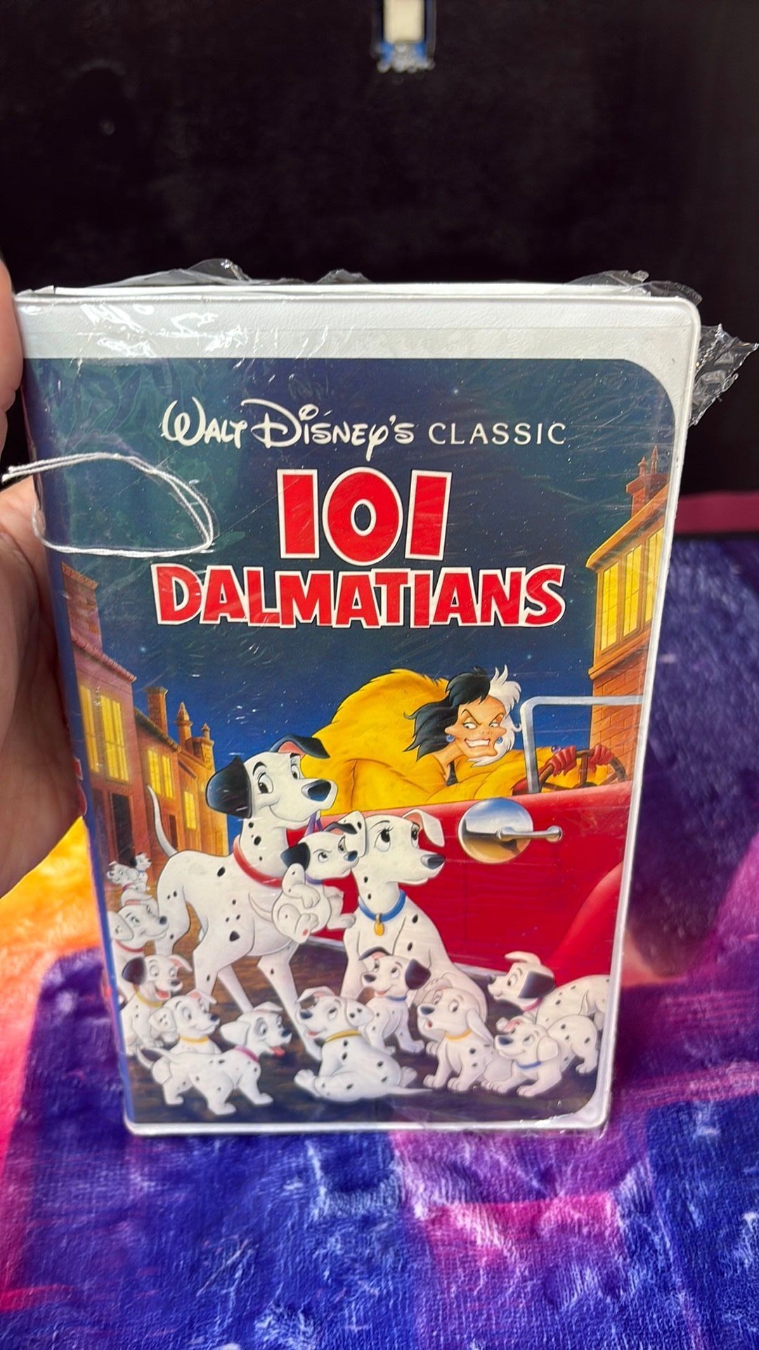 Walt Disney’s 101 Dalmatians (VHS, 1992) Black Diamond 'The Classics' New Sealed but seal is ripped