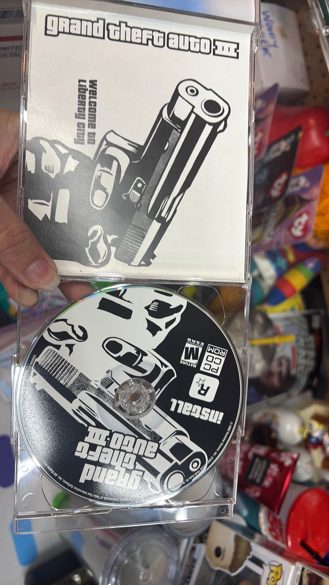 Grand Theft Auto III PC CD-ROM, 2002, Rockstar Games, 2-Disc Set