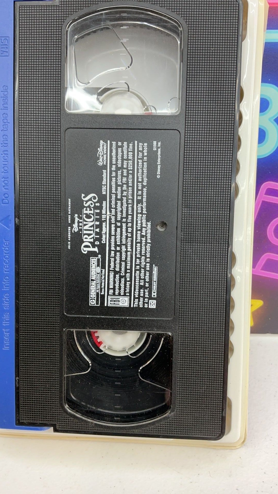 V11- Princess Diaries VHS Disney Video Tape Hathaway Andrews VTG Clamshell