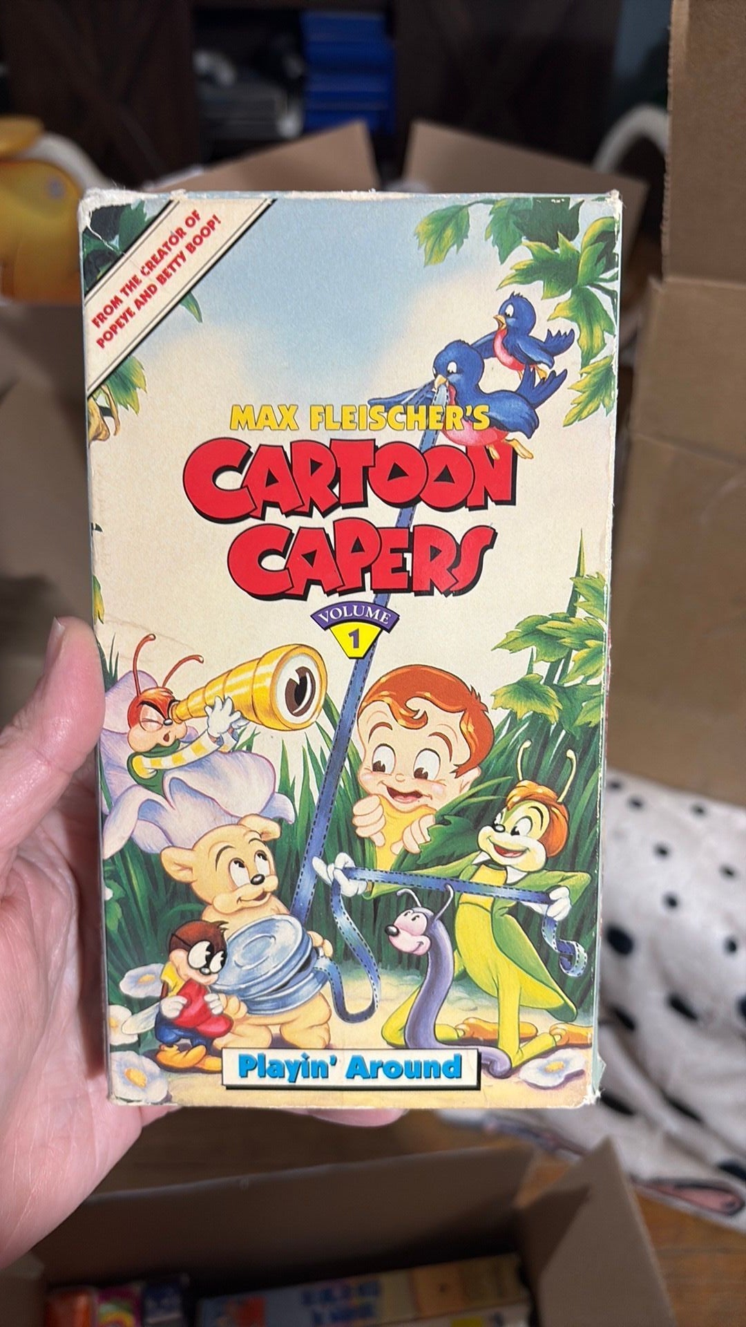 Max Fleischer's Cartoon Capers: Volume 1: Playin' Around (VHS 1996) Animation +