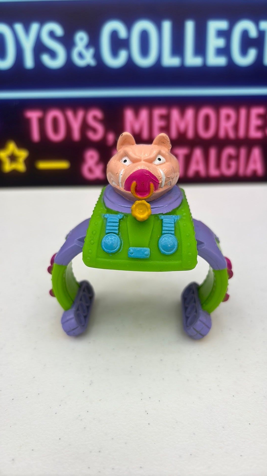 12B- Burger King Vintage 1990 Kids Club Barnyard Commandos Cuff - see photos