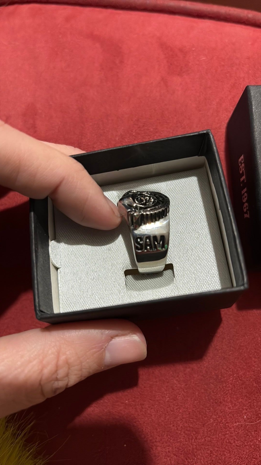 2014 Vintage Sons of Anarchy Grim Reaper Size 9 Men's Stainless Steel Ring