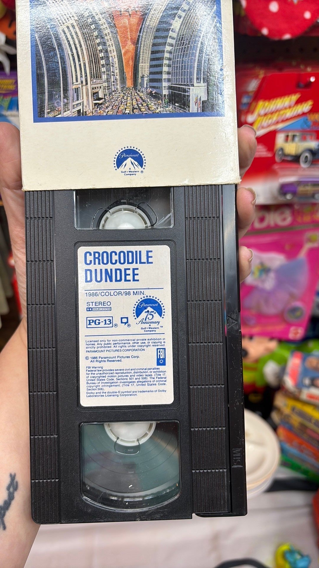 Crocodile Dundee (VHS) Paul Hogan Linda Kozlowski Mark Blum Tested Good