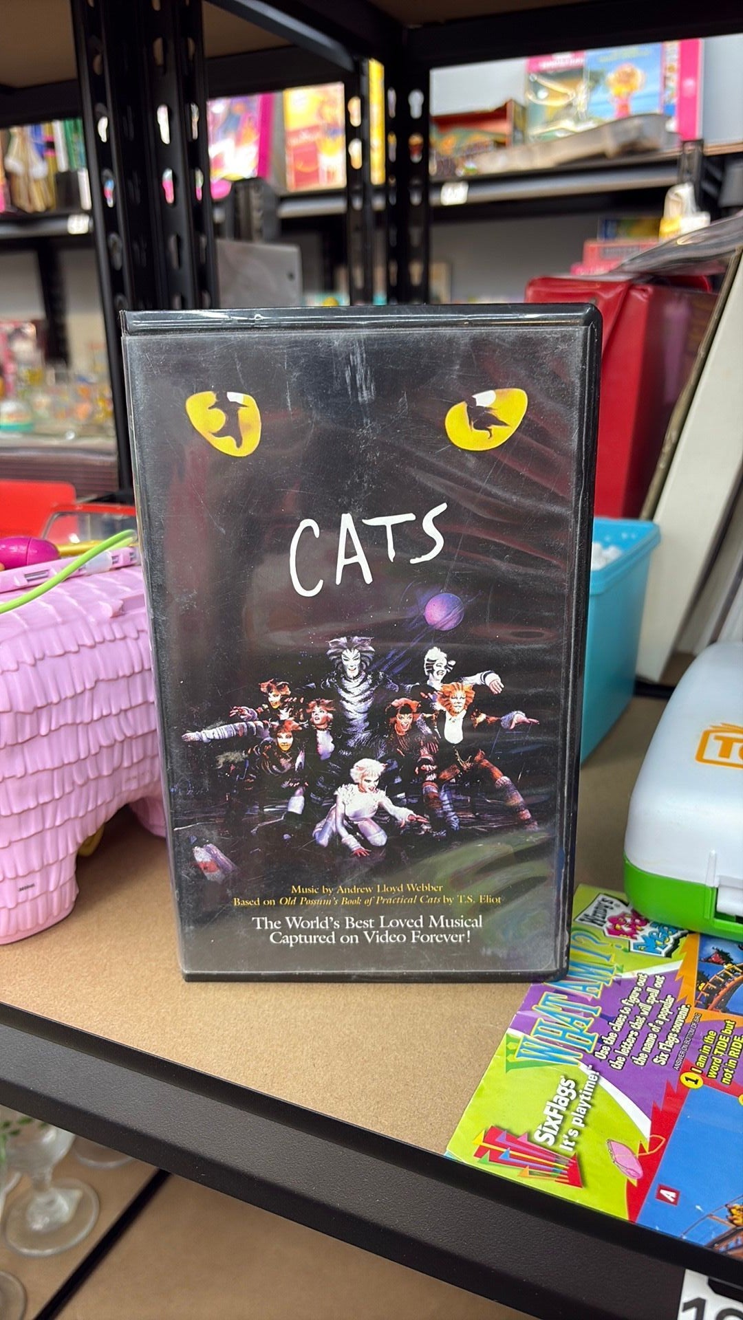 V11- CATS VHS- THE MUSICAL 1998 vintage vhs Musical ELAINE PAIGE Sir John Mills