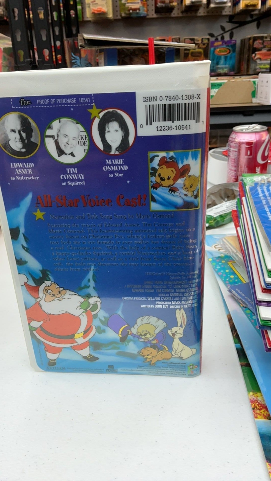 M- O’ Christmas Tree VHS 1999 Video Tape Animated Santa Claus Clamshell VHS