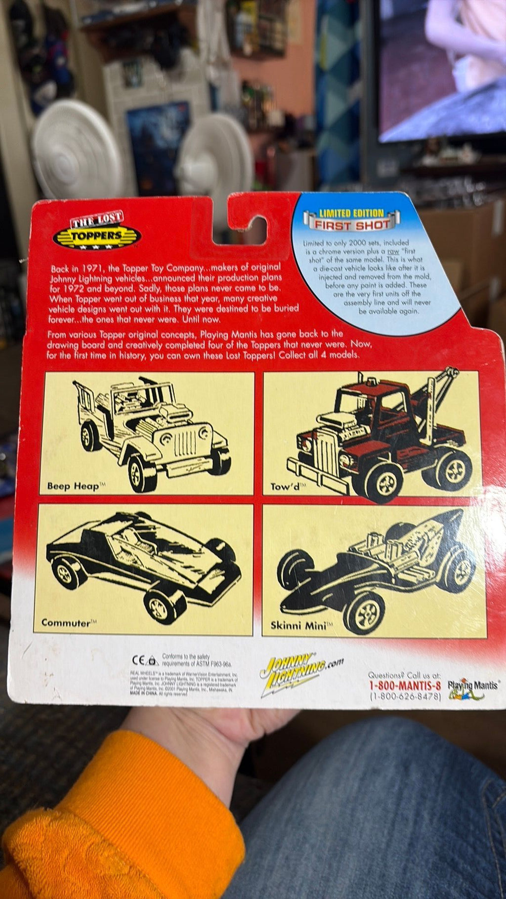 8B- Johnny Lightning Commuter The Lost Toppers First Shot 2-Car Set 1 of only 2000