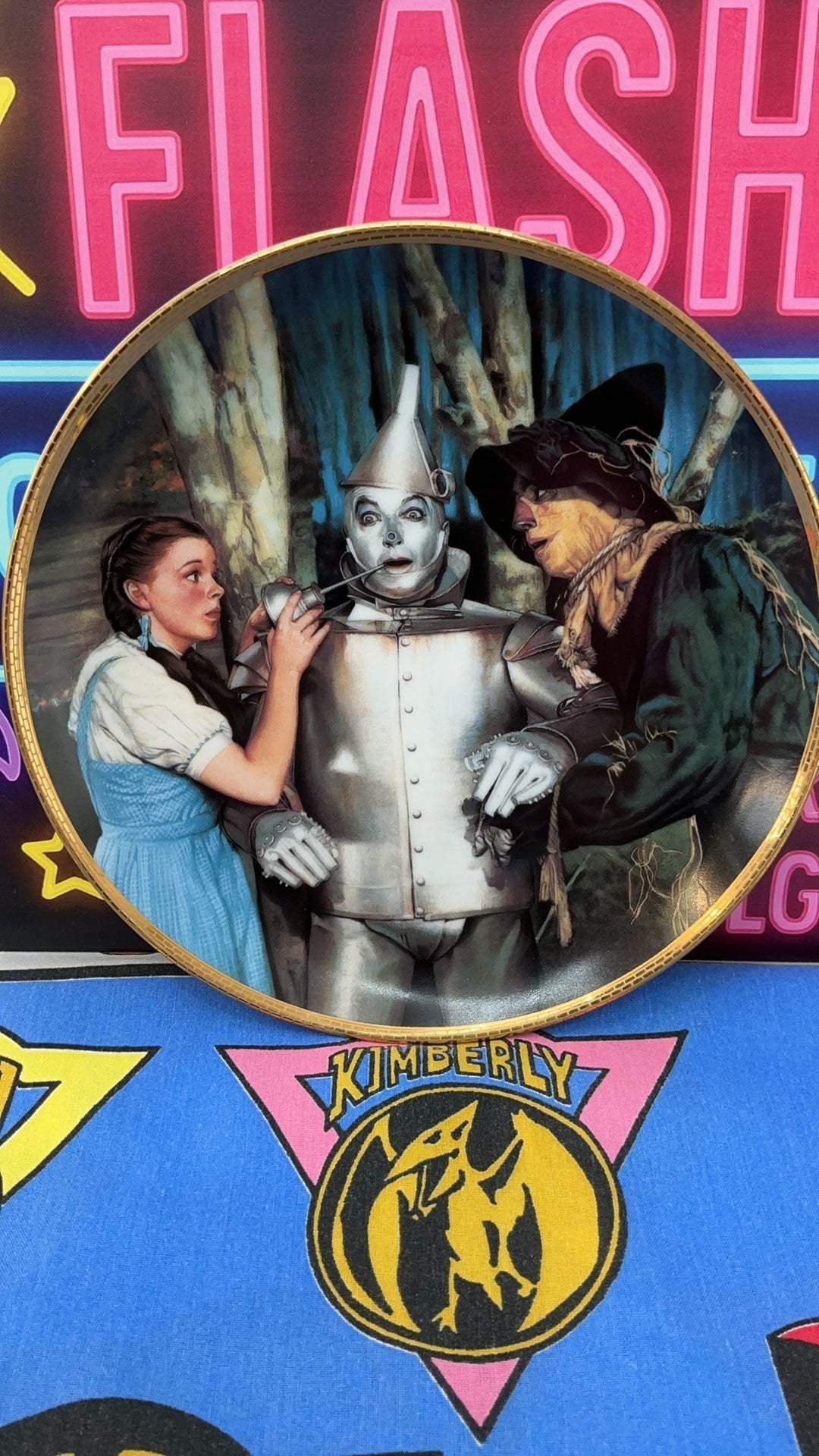 12B- 1988 THE TIN MAN SPEAKS Plate The Wizard of OZ 50th Anniversary Commemorative Film