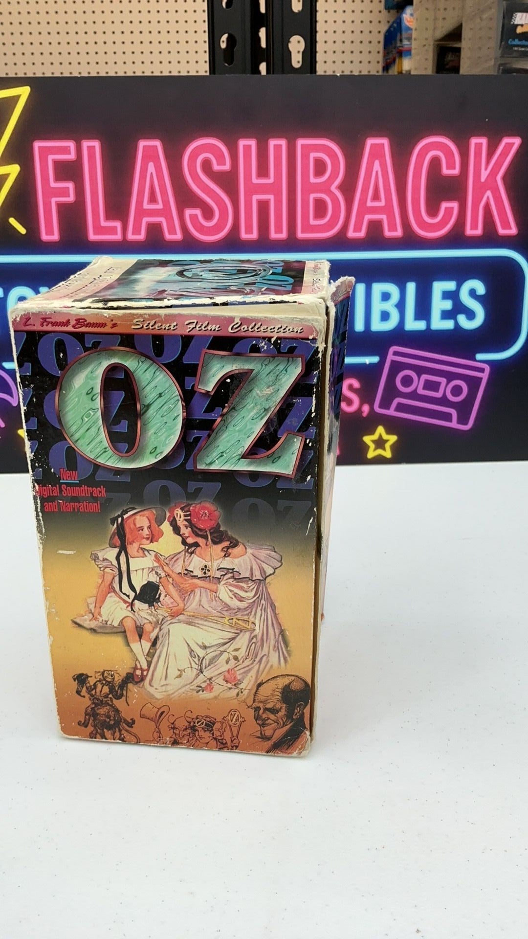 12C- 1996 RARE Oz 4 VHS Tapes Wizard of Oz L Frank Baum Silent Film Collection - read