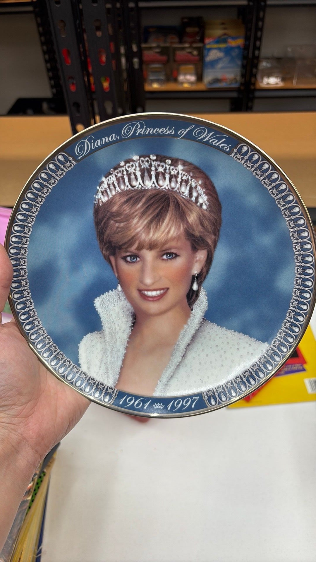 11C- Process Diana Tribute Plate Franklin Mint Limited Edition